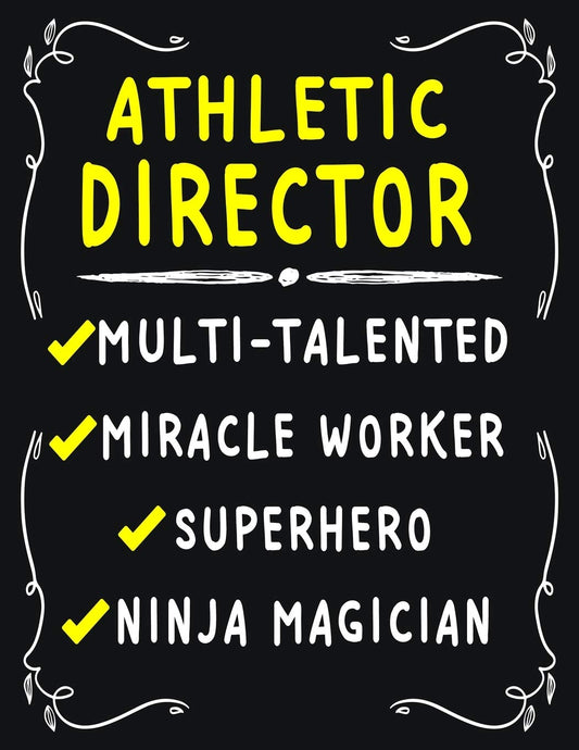 Athletic Director Multi-Talented Miracle Worker Superhero Ninja Magician: Athletic Director Weekly Monthly 2020 Planner 