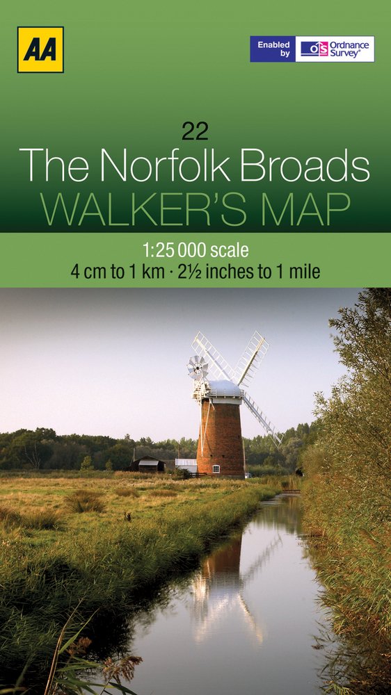 Walker's Map The Norfolk Broads