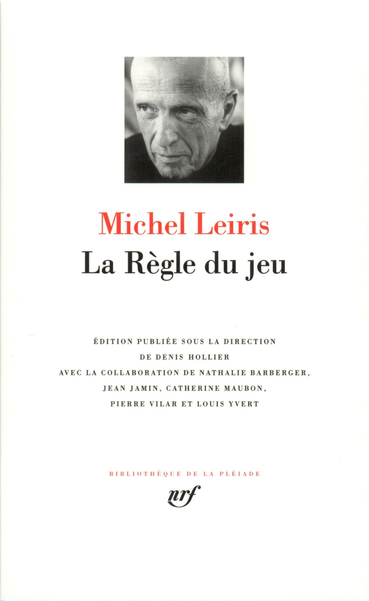 La Regle du Jeu (French Edition) Bibliotheque de la Pleiade