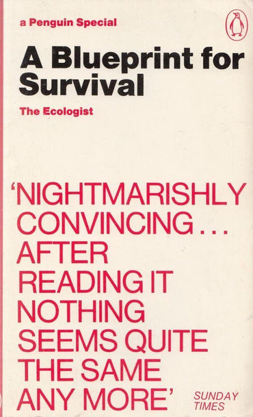 A Blueprint for survival, (A Penguin special)