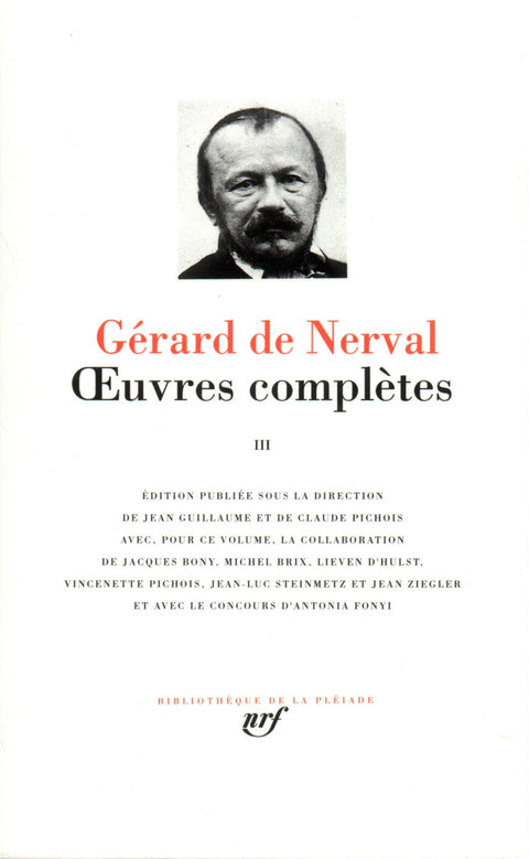 Oeuvres Completes 3 - (Bibliotheque de la Pleiade) (French Edition)