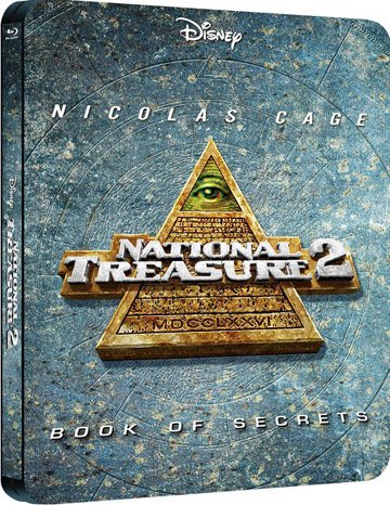 National Treasure: Book of Secrets ( National Treasure 2: Book of Secrets ) (Steelbook Edition) [ Blu-Ray, Reg.A/B/C Imp