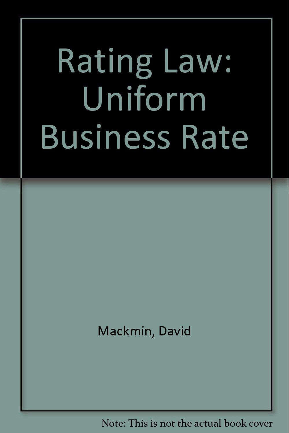 Rating Law: the Uniform Business Rate