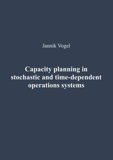 Capacity planning in stochastic and time-dependent operations systems