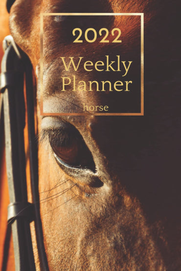 weekly planner 2022 horse: Horse Lovers 2022 Planner: Large, Daily, Weekly and Monthly Planner January to December