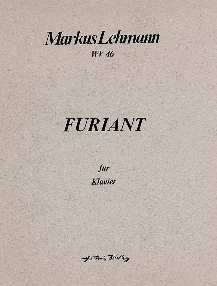 Furiant: WV 46. piano.