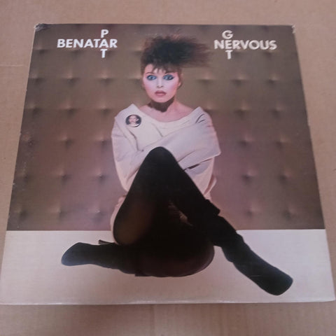 PAT BENATAR Get Nervous LP Chrysalis CHR 1396 VG+vinyl album