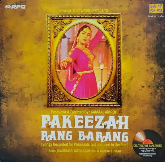 Pakeezah Rang Barang – PMLP 210016 – New Release Hindi LP Vinyl Record, Lata Mangeshkar, Mohd. Rafi, Ghulam Mohd., Majro