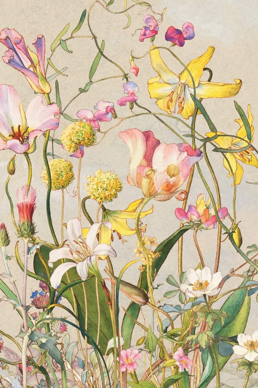 Wildflowers Field Journal Notebook, 100 pages/50 sheets, 4x6 (Poetose Notebooks)
