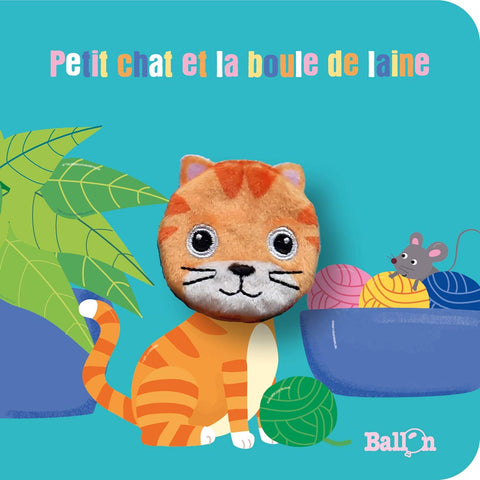 Livre marionnette : Petit chat et la pelote de laine
