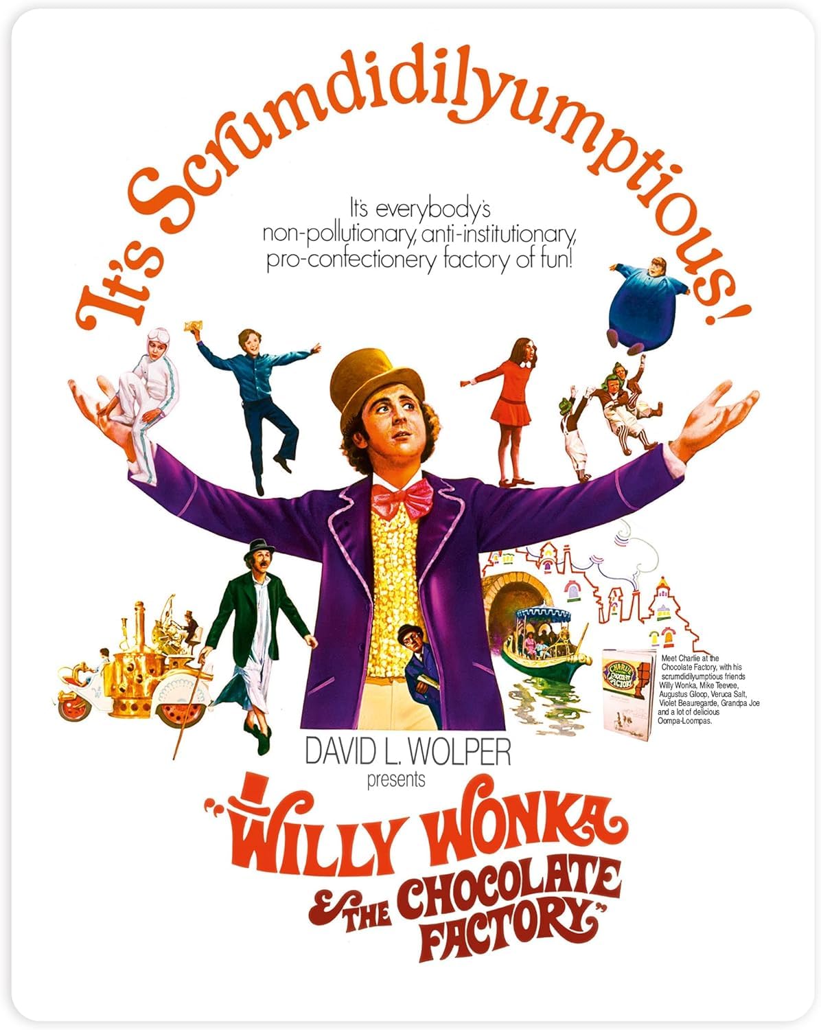 Willy Wonka And The Chocolate Factory (Limited Edition Steelbook) (4K Ultra HD + Blu-ray)