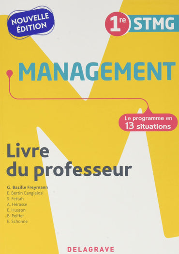 Management 1re STMG (2021) - Pochette - Livre du professeur