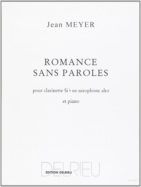 Meyer: Romance sans parole