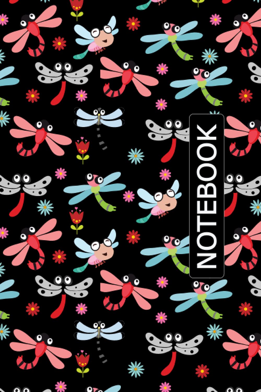 Dragonfly Notebook: Dragonfly Blank Lined Journal Notebook To Write Notes Password, Notepad, To Do Lists