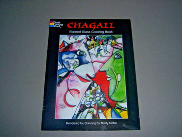 Chagall Stained Glass Coloring Book