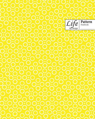 Ringed Dots Pattern Composition Notebook
