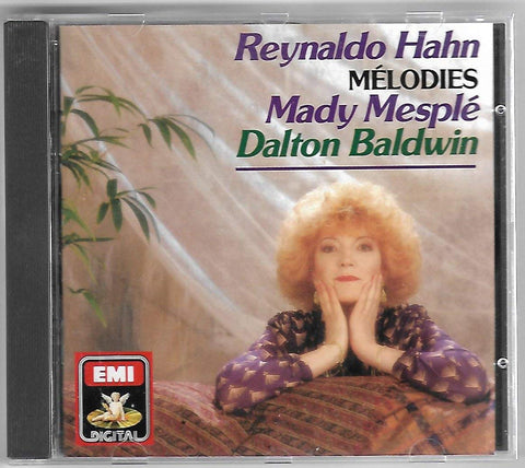 Reynaldo Hahn Melodies Mady Mesple