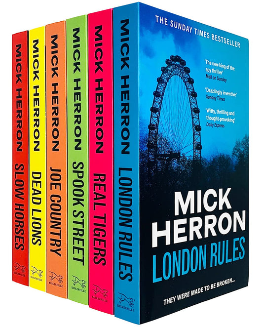 Mick Herron Jackson Lamb Thriller Series 5 Books Collection Set