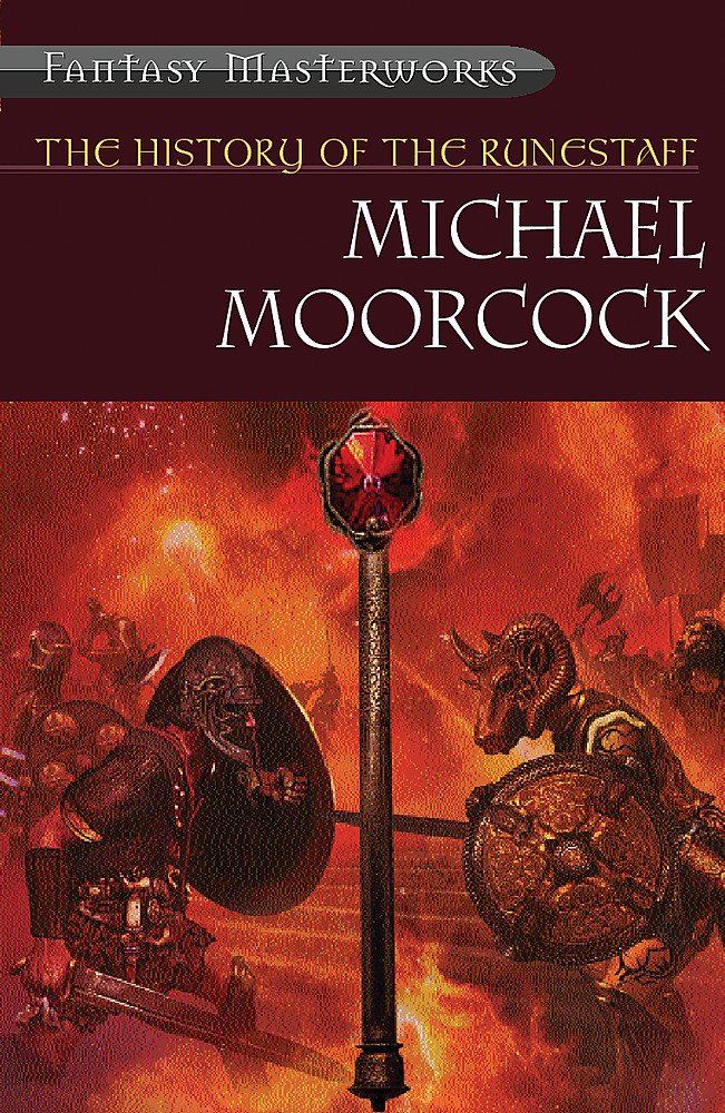 The History of the Runestaff : The Jewel in the Skull', 'the Mad God's Amulet', 'the Sword of the Dawn', 'the Runestaff