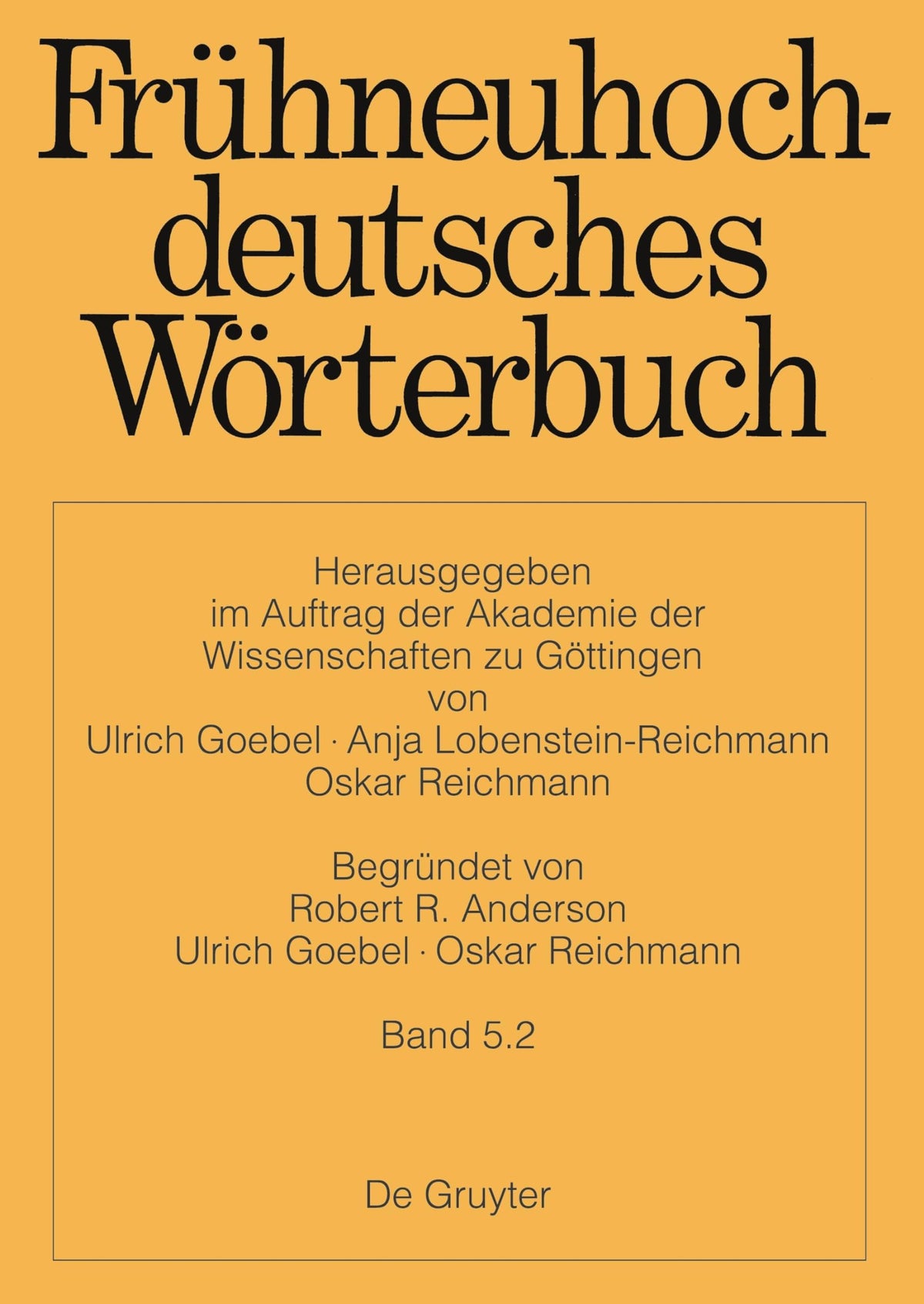Frühneuhochdeutsches Wörterbuch (5.2)