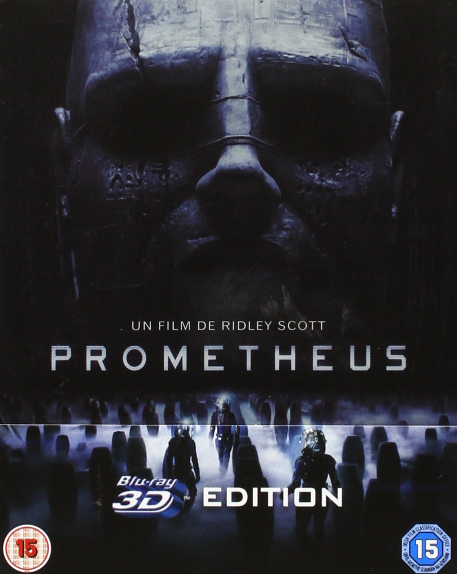 Prometheus 3D (Includes 2D Version and Extra Blu-Ray Bonus Material) - Limited Edition Steelbook Blu-ray