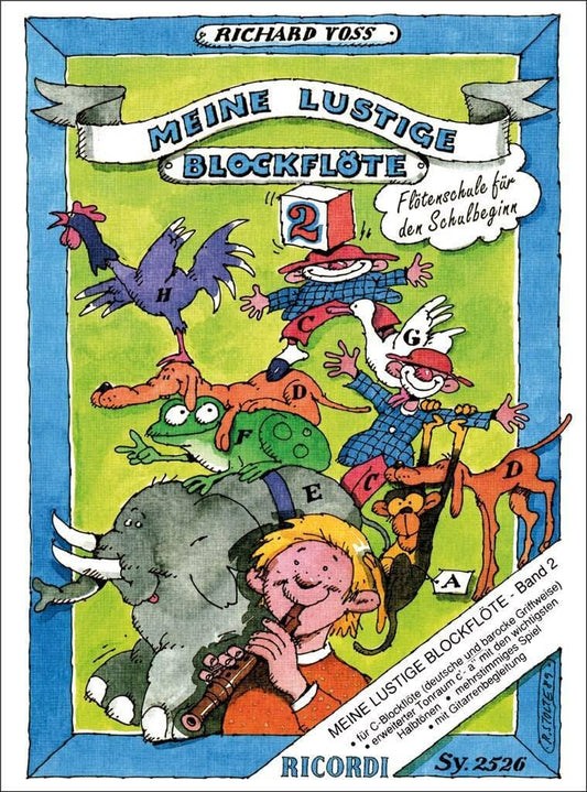 Meine Lustige Blockflote Band 2 (Dt. Und Barock) Flûte a Bec