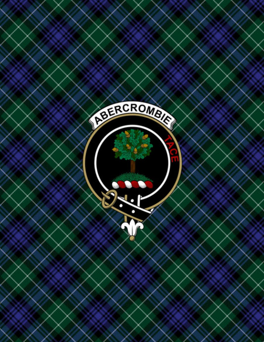 Scottish Clan Abercrombie Crest Tartan 2022 Planner Diary: Daily and Weekly Logs plus monthly trackers | 11x8.5 inch Paperback