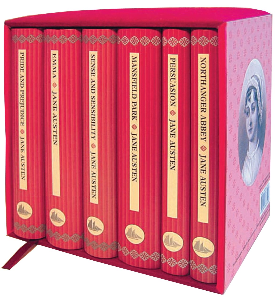 Austen Boxed Set: "Emma", "Pride and Prejudice", "Sense and Sensibility", "Persuasion", "Mansfield Park" and "Northanger