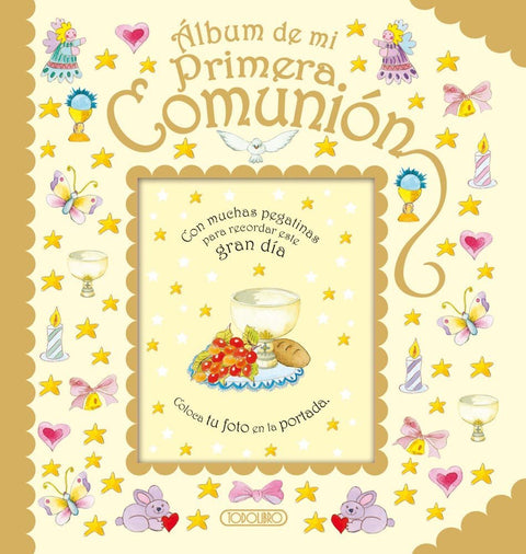 Álbum de Mi Primera Comunión - oro
