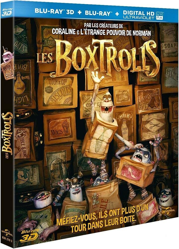 Les Boxtrolls [Blu-ray 3D & 2D + Copie digitale]