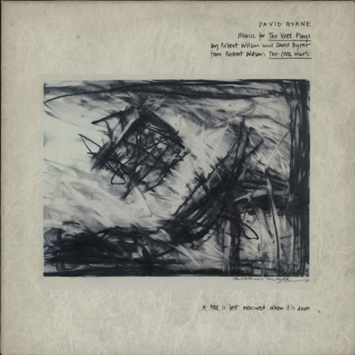 music for the knee plays LP