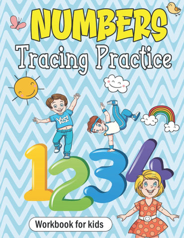 Numbers Tracing Practice: Workbook for kids
