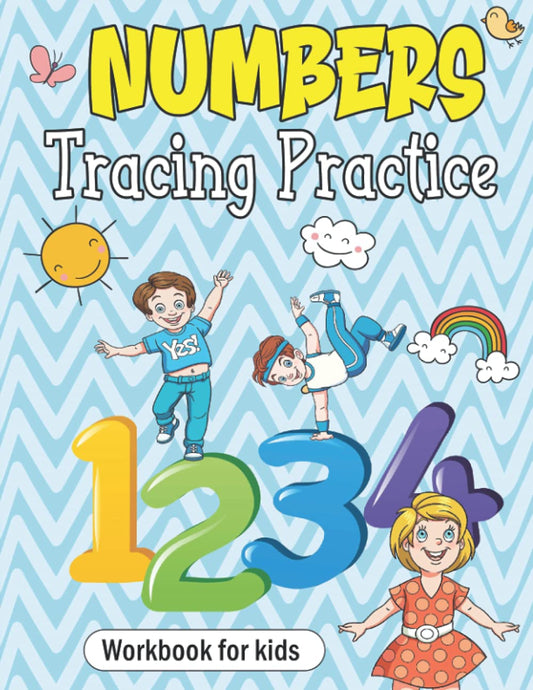 Numbers Tracing Practice: Workbook for kids