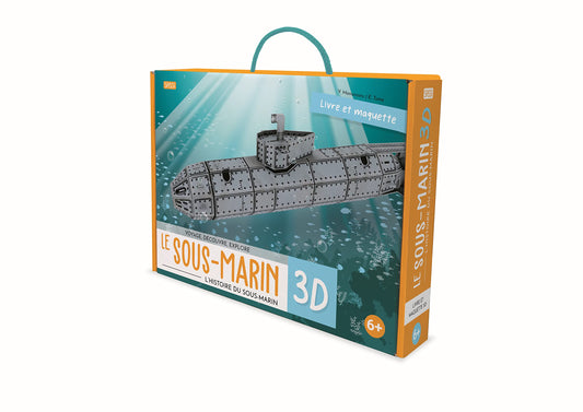 Voyage, découvre, explore Le sous-marin 3D: L'histoire des sous-marins
