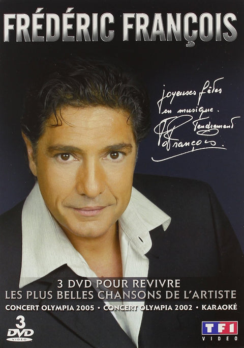 Frédéric François : Olympia 2002 / Olympia 2005 / Karaoké - Coffret 3 DVD