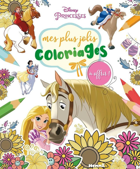 Disney Princesses - Mes plus jolis coloriages à offrir (Princesses et chevaux)