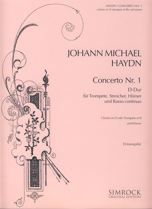 HAYDN M. - Concierto nº 1 en Re para Trompeta y Piano (Haseke)
