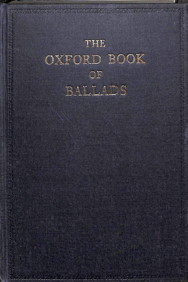 The Oxford Book of Ballads