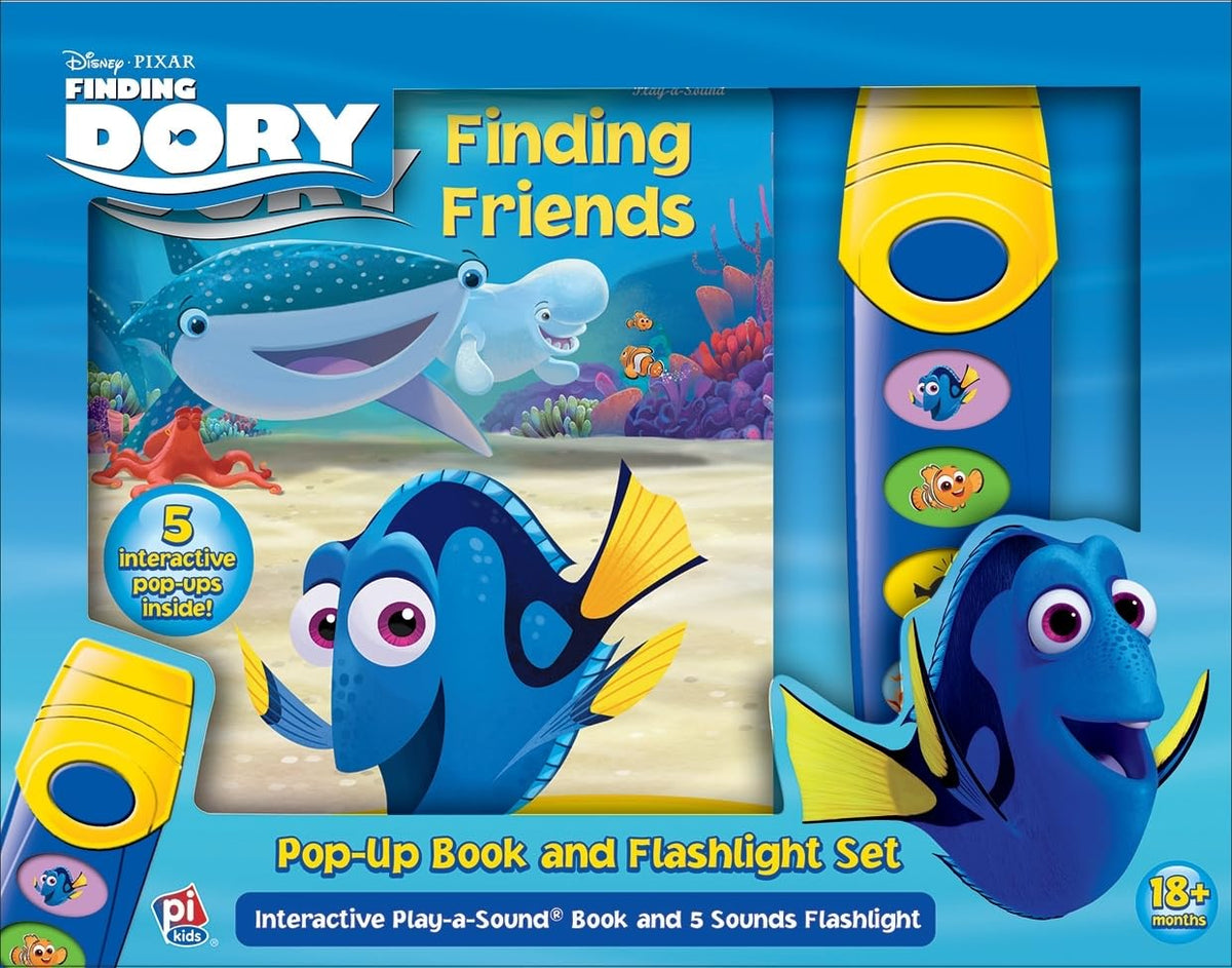 Disney Pixar: Finding Dory Pop-Up Book and 5-Sound Flashlight Set