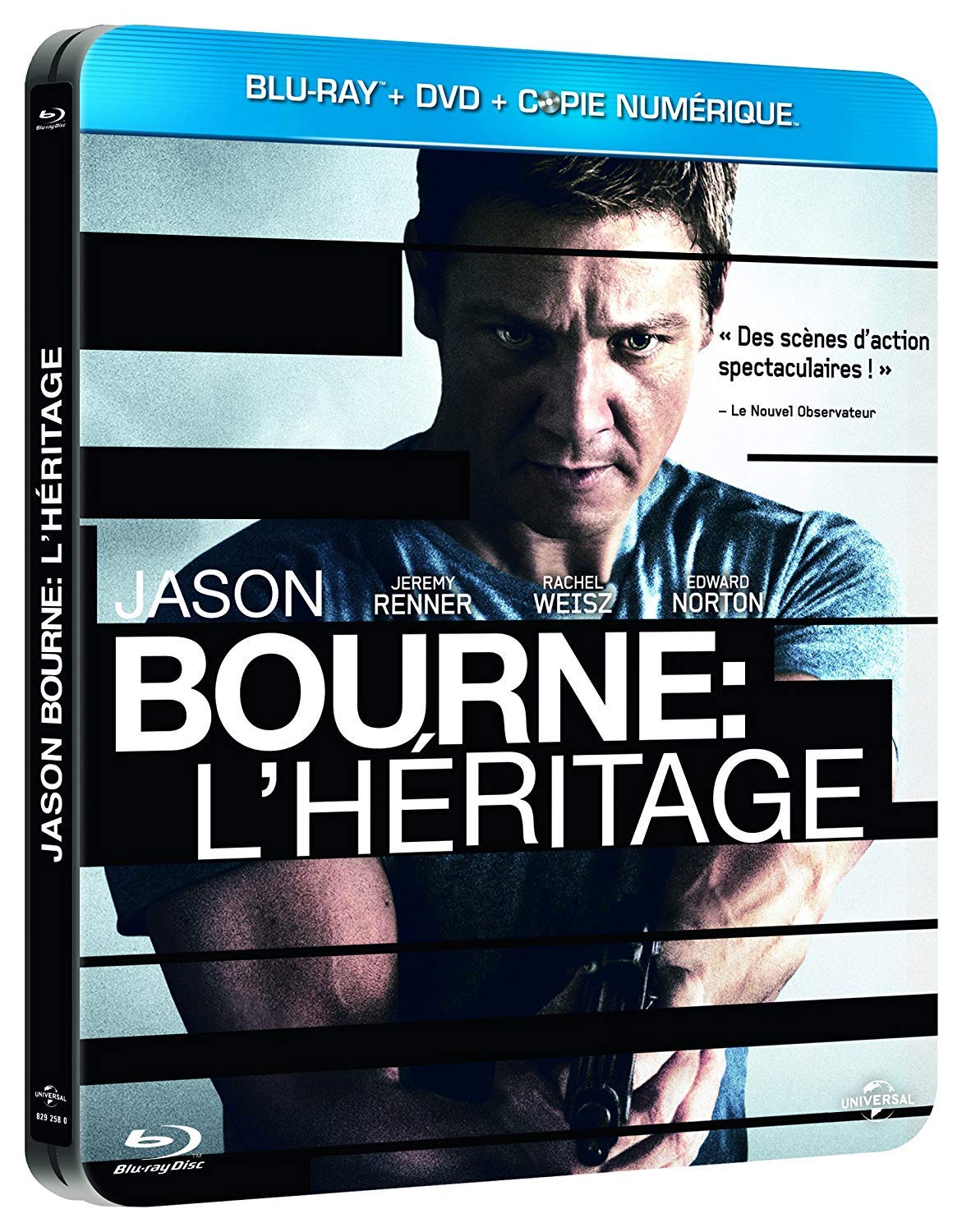 Jason Bourne : L'Héritage [Edition Limitée - Boitier Métal - DVD + Blu-Ray + Copie Digitale]