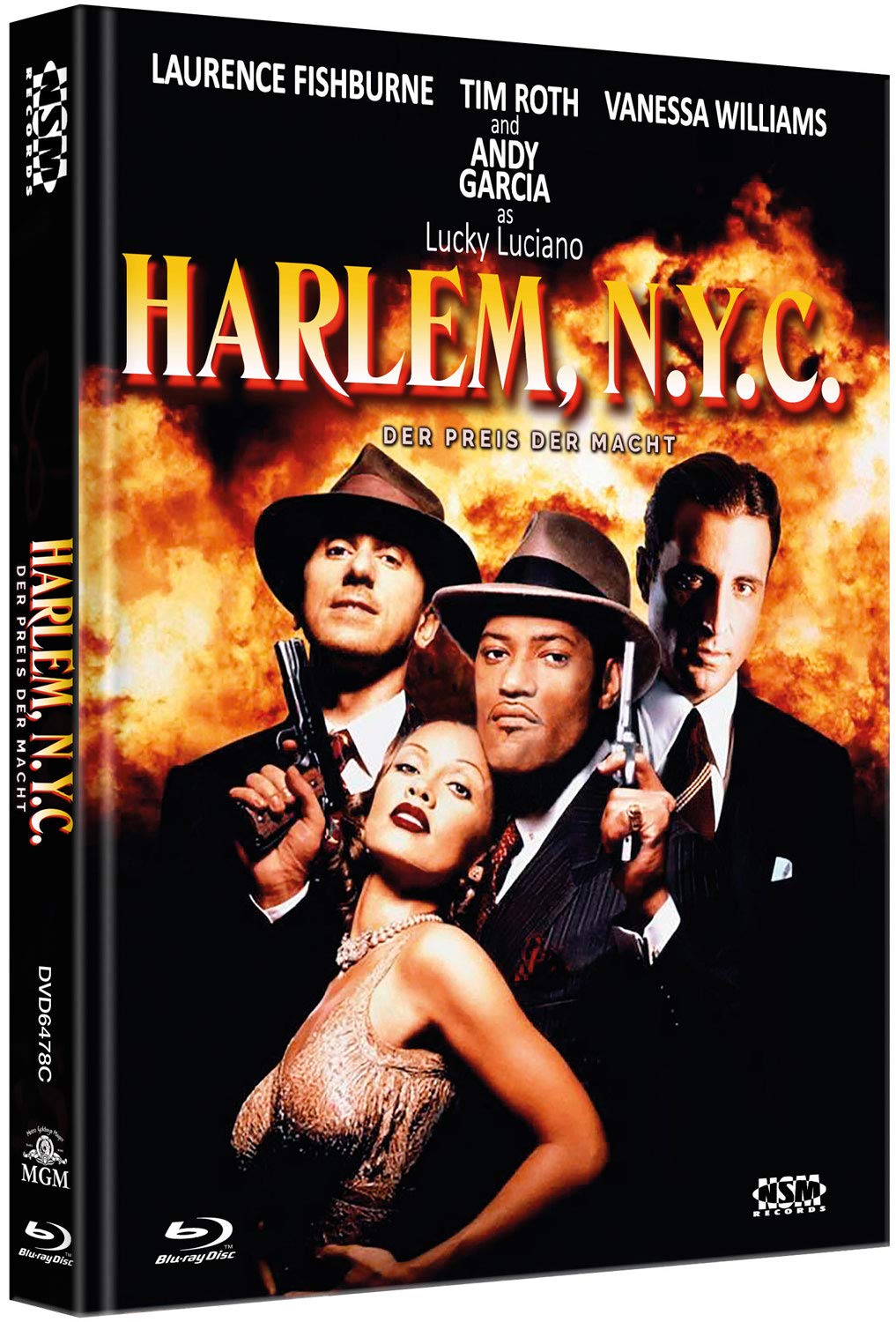Harlem, N.Y.C Preis der Macht-Hoodlum [Blu-Ray+DVD] -Uncut-Auf 222 limitiertes Mediabook Cover C [ Collector's Edition] 