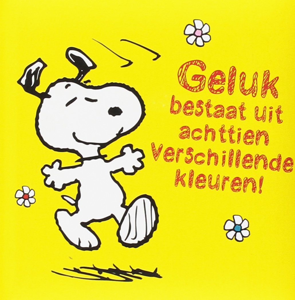 Geluk bestaat uit achttien verschillende kleuren (Snoopy) (Dutch Edition)