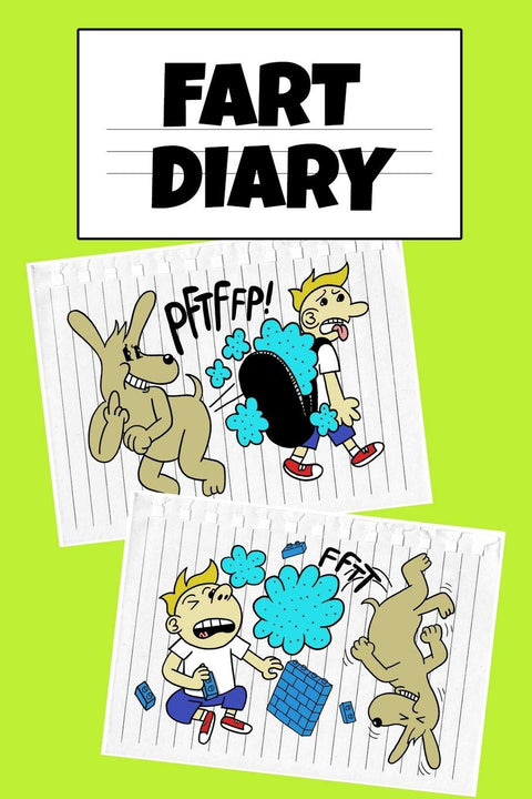 Fart Book Diary: Funny Farting Journal To Write In - Temper Tantrum Parody Gift For Tempered Boys - Fun Birthday Gift Fr
