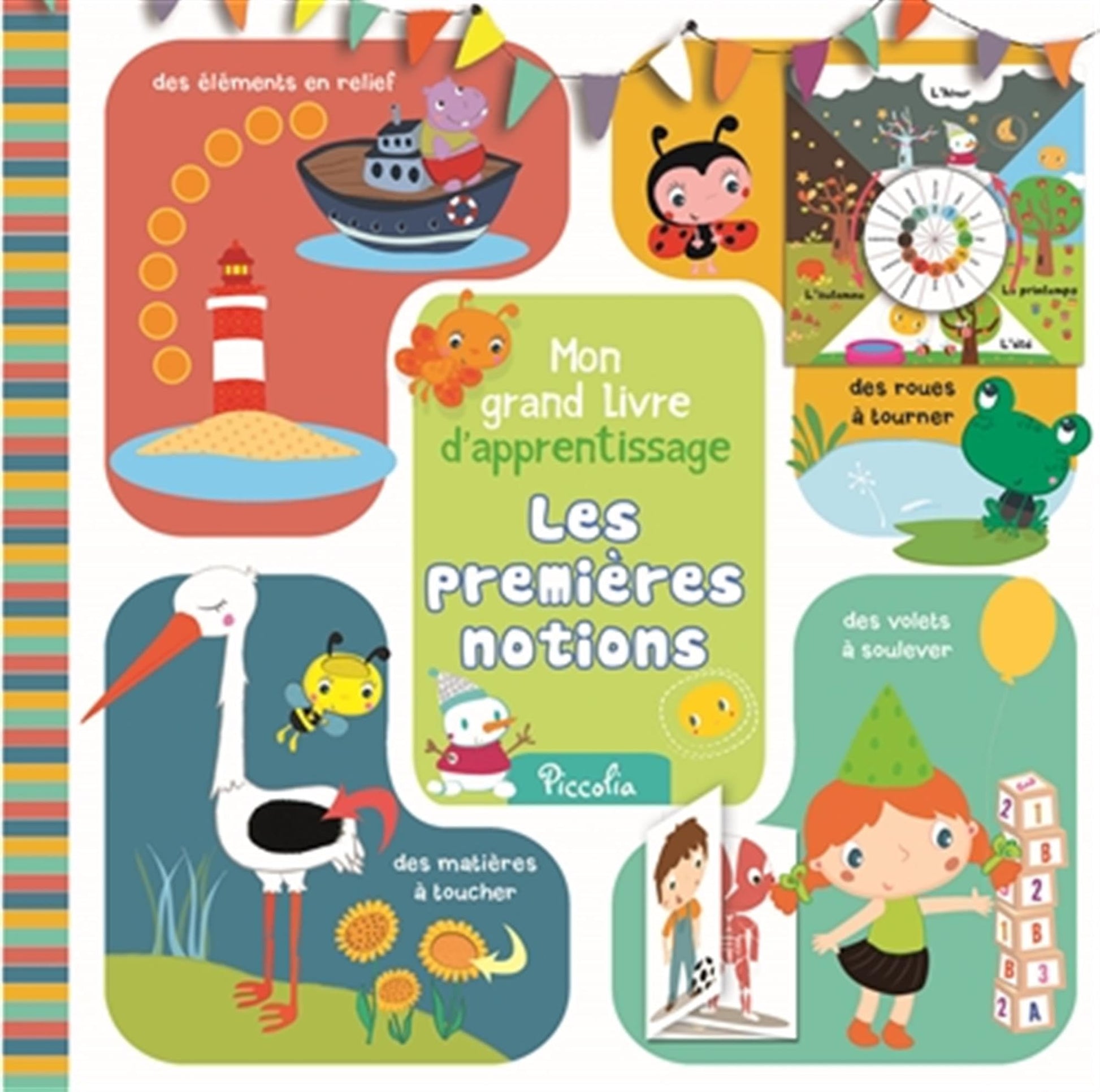 Les premières notions: Mon grand livre d'apprentissage
