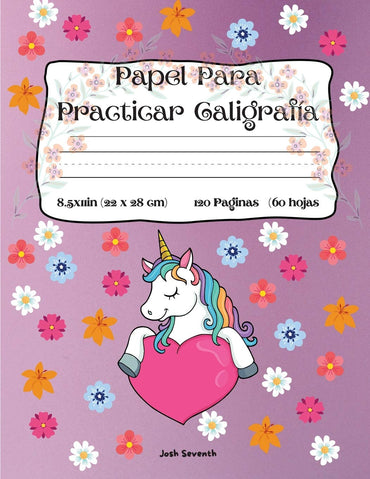 Papel Para Practicar Caligrafía (Spanish Edition)