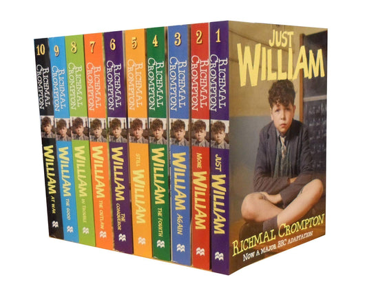 Just William by Richmal Crompton Collection Set: (Titles Contain Just William, More William, William Again, William the 