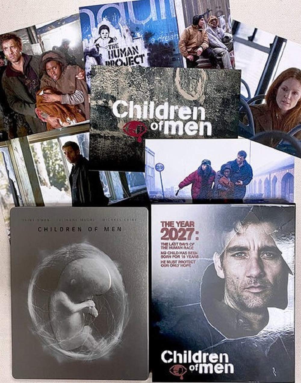 CHILDREN OF MEN Blu-ray Limited Edition Steelbook [Full Slip Import, Booklet, Art Cards]