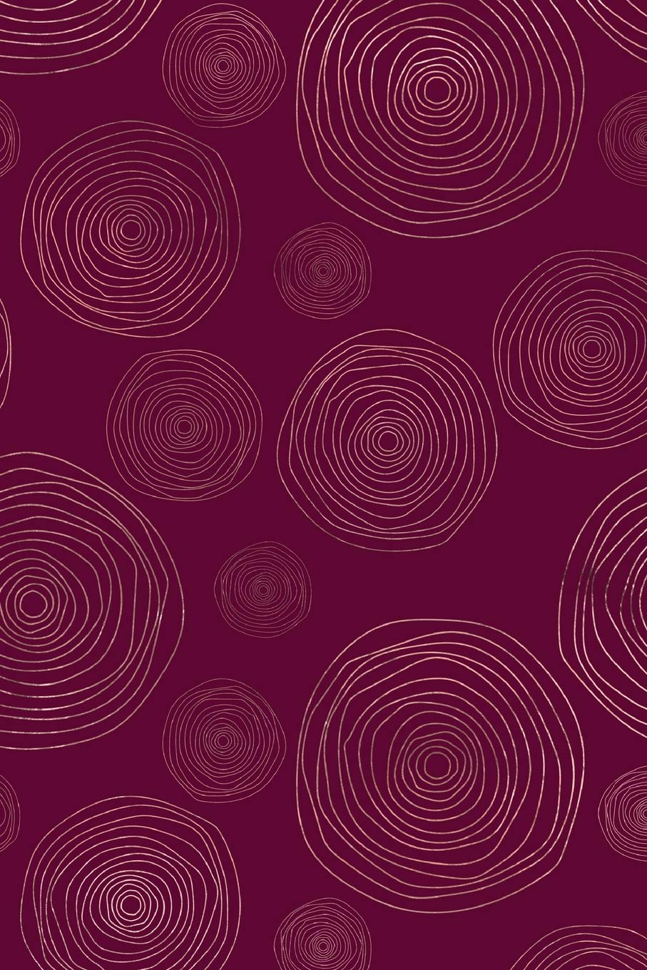Rose Gold and Burgundy Composition Notebook - Small Ruled Notebook - 6x9 Lined Notebook (Softcover Journal / Notebook / Diary) (6x9 Lined Softcover Notebook)