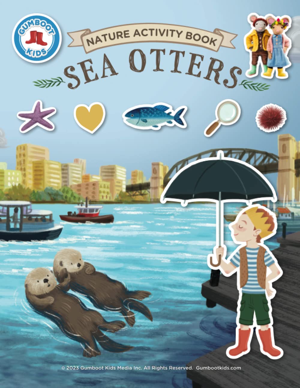 Gumboot Kids' Sea Otters Activity Book (Gumboot Kids Nature Activity Books)