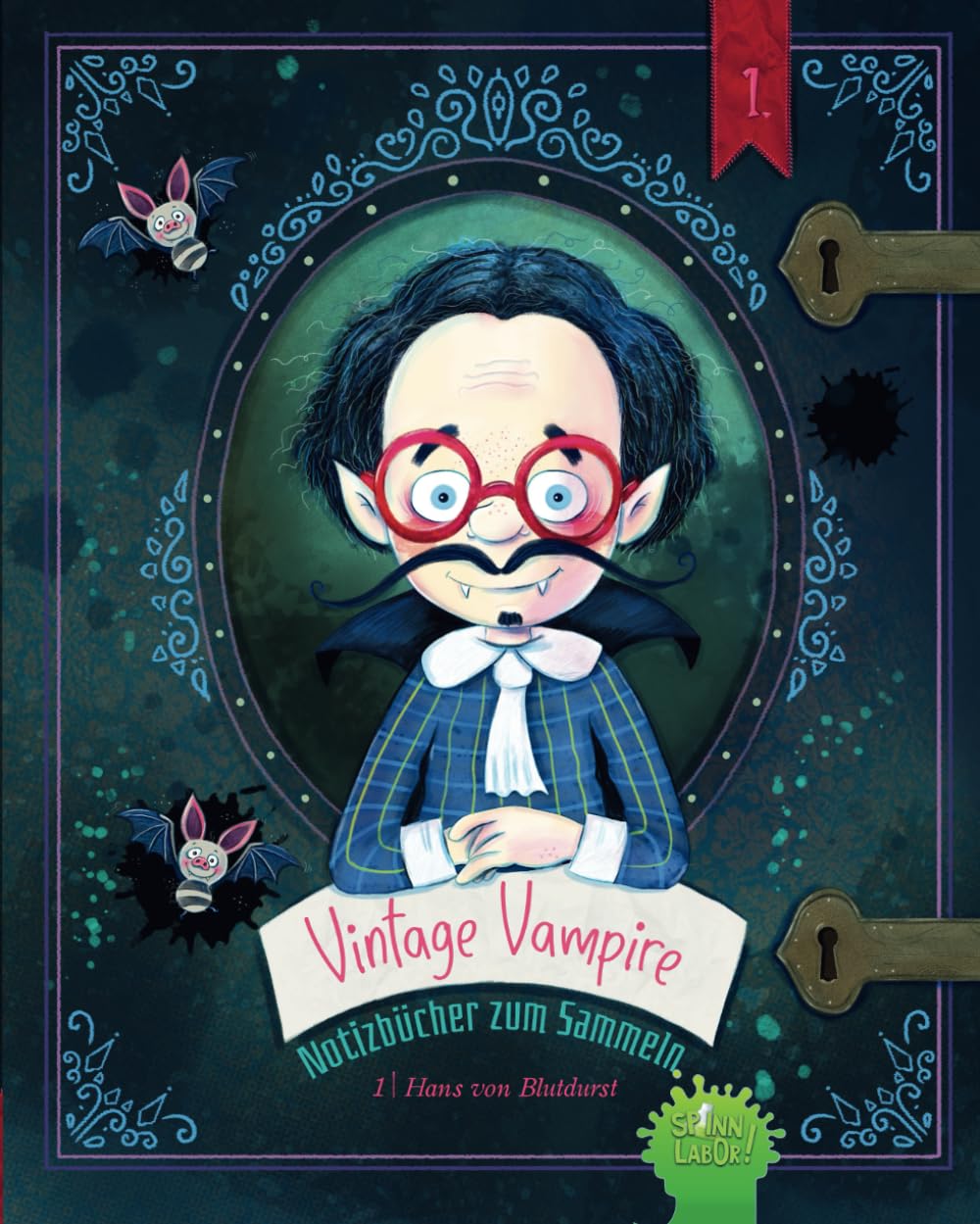 Vintage Vampire – Notizbücher zum Sammeln!: Nummer 1: Hans von Blutdurst (German Edition)